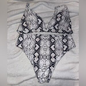 Snake skin bikini